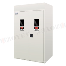 All steel gas cylinder cabinets used in labs